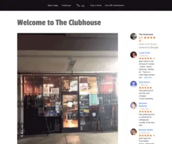 Clubhouseimprov.com(Welcome) Screenshot