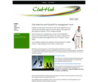 Clubhub.co.uk(Club Hub) Screenshot