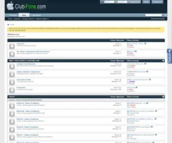 Clubifone.com(IPad) Screenshot