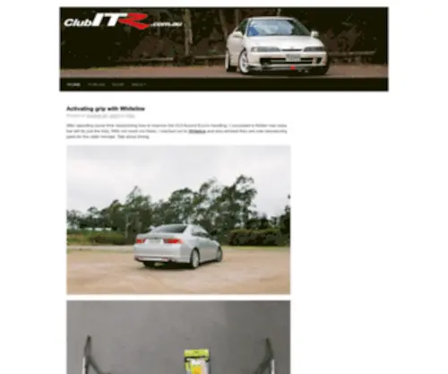 Clubitr.com.au(A Honda Enthusiast Community) Screenshot