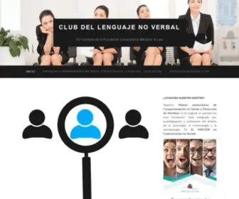 Clublenguajenoverbal.com(Sinergologia) Screenshot