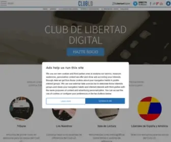 Clublibertaddigital.com(Club de Libertad Digital) Screenshot
