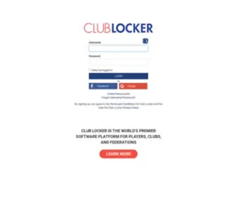 Clublocker.com(Club locker) Screenshot