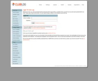 Clublog.org(Club Log) Screenshot