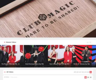 Clubmagic.info(Magic trick) Screenshot