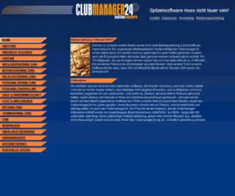 Clubmanager24.de(Clubmanager 24) Screenshot