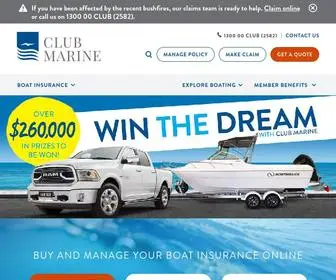 Clubmarine.com.au(Boat Insurance) Screenshot