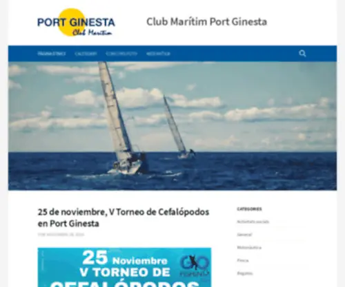 Clubmaritimportginesta.com(Club) Screenshot