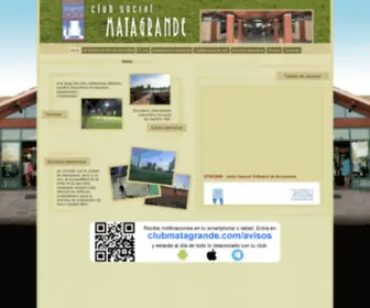 Clubmatagrande.com(Club Matagrande) Screenshot