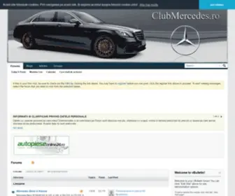 Clubmercedes.ro(Mercedes Benz Forum) Screenshot