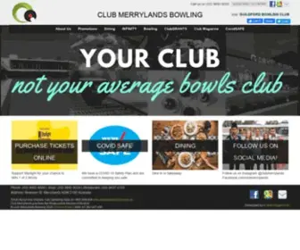 Clubmerrylands.com.au(Club Merrylands Bowling) Screenshot