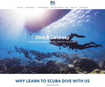 Clubnomad.com.my(Scuba Diving Certification) Screenshot