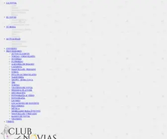 Clubnovias.com(Bienvenidos a Club Novias. Aquí encontrará todo en información de bodas) Screenshot