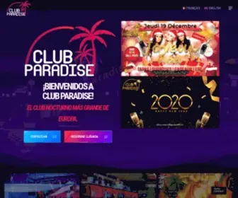 Clubparadisejonquera.com(Le Paradise) Screenshot