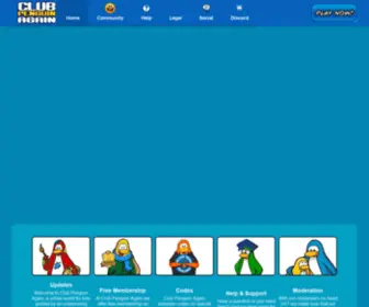 Clubpenguinagain.com(Club Penguin Again) Screenshot
