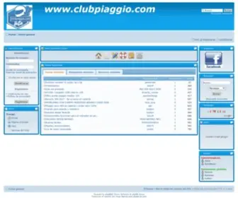 Clubpiaggiox8.com(Club Piaggio) Screenshot