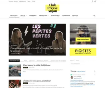 Clubpresse-Anjou.fr(Club Presse Anjou) Screenshot