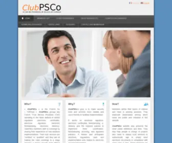 Clubpsco.fr(Le Club des Prestataires de Services de Confiance) Screenshot
