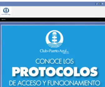 Clubpuertoazul.com(Club Puerto Azul) Screenshot