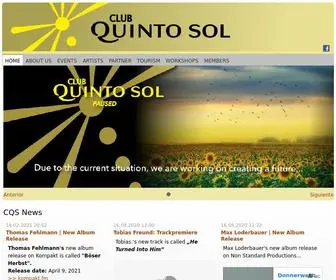 ClubQuintosol.org(CQS Home) Screenshot