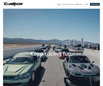 Clubracerevents.com(Club Racer Events) Screenshot