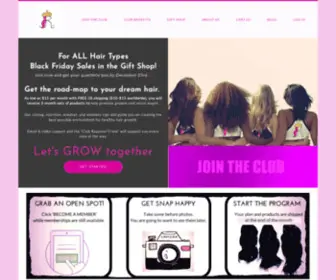 Clubrapunzel.com(Club Rapunzel Hair Growth and Hair Repair Program) Screenshot