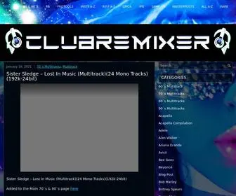 Clubremixer.com(Find Exclusive Acapellas) Screenshot