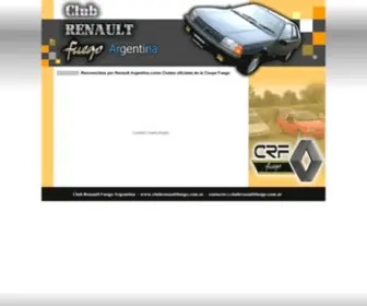 Clubrenaultfuego.com.ar(Club Renault Fuego Argentina) Screenshot