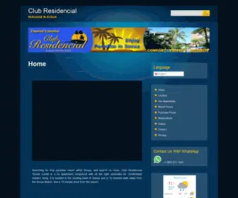 Clubresidencial.com(Club Residencial) Screenshot