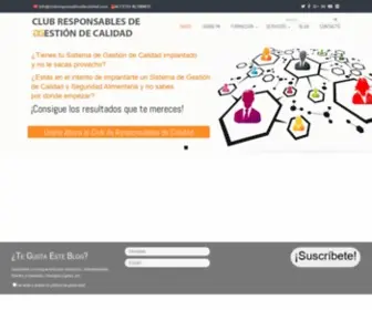 Clubresponsablesdecalidad.com(Club Responsables de Calidad) Screenshot