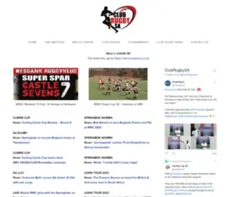 Clubrugbysa.co.za(Club Rugby SA) Screenshot