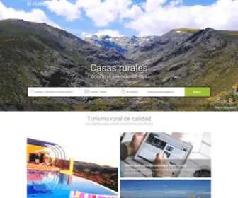 Clubrural.com(Casas rurales en Clubrural) Screenshot