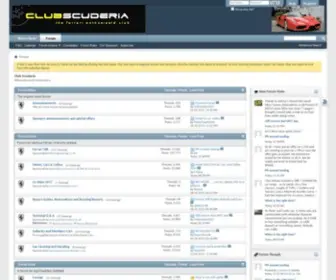 Clubscuderia.co.uk(Club Scuderia) Screenshot