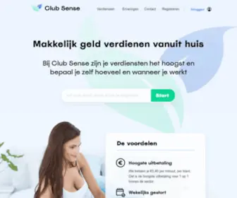 Clubsense.nl(Clubsense) Screenshot