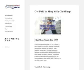 Clubshopoutlet.org(ClubShop Outlet) Screenshot