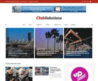 Clubsolutionsmagazine.com(Club Solutions Magazine) Screenshot