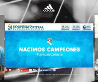 Clubsportingcristal.pe(Club Sporting Cristal) Screenshot