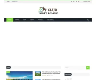 Clubsportrosario.com(Sports Blog) Screenshot