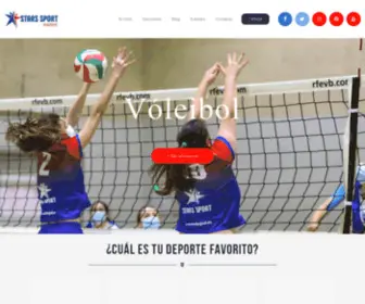 Clubstarssportmadrid.com(Club de Voleibol en Madrid) Screenshot