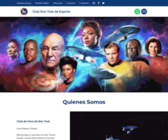 Clubstartrek.es(Club Star Trek De España) Screenshot