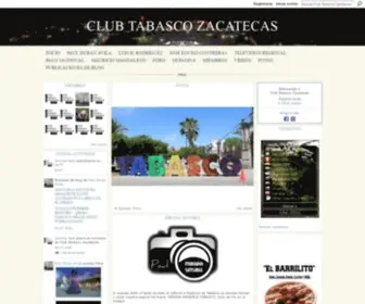 Clubtabascozacatecas.com(Tabasco) Screenshot