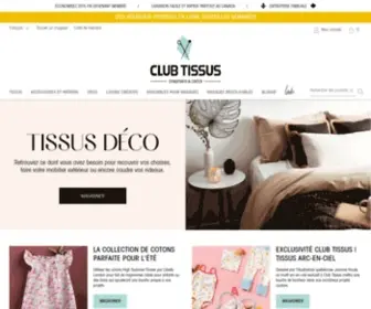 Clubtissus.com(Club Tissus) Screenshot