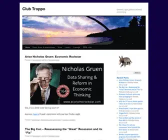 Clubtroppo.com.au(Club Troppo) Screenshot