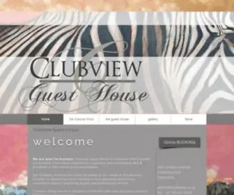 Clubview.co.za(Clubview Guest House) Screenshot