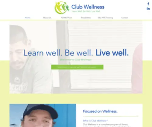 Clubwellnesstraining.com(Club Wellness) Screenshot