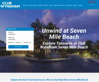 Clubwyndhamsevenmilebeach.com.au(The Seven Mile Beach region) Screenshot