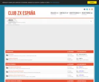 Clubzx.es(Página principal ) Screenshot