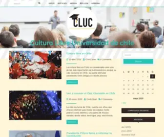 Cluch.cl(Cultura Libre Universidad de chile) Screenshot