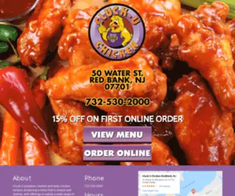 Cluckurb.com(Cluck-U Chicken Red Bank) Screenshot