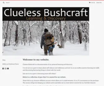 Cluelessbushcraft.com(Clueless Bushcraft) Screenshot